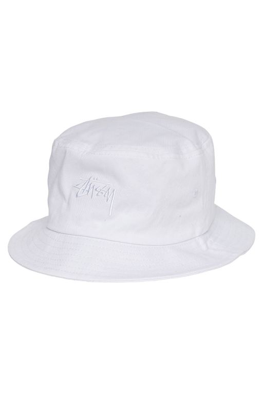 Stussy Mens Stock Bucket Hats White - CRXZK9243